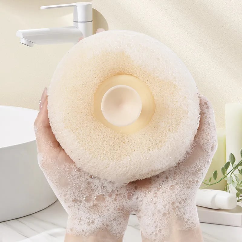 Suction Cup Super Soft Bath Sponge