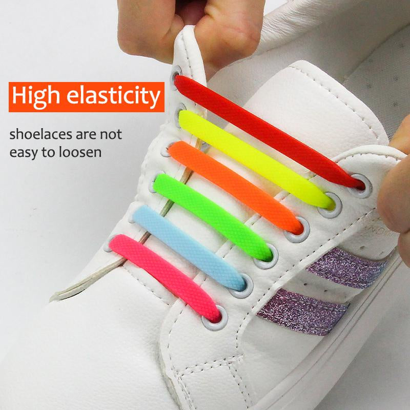 Elastic Silicone Shoelaces